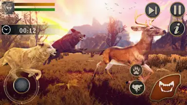 Captura de tela de The Wild Wolf Animal Simulator 1