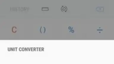 Captura de tela de Samsung Calculator 4