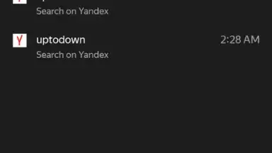 Captura de tela de Yandex Browser Beta 6