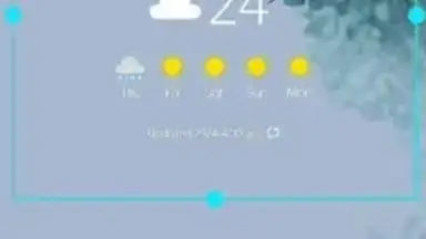 Captura de tela de Samsung Weather 1