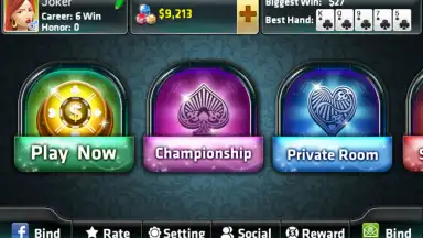 Captura de tela de Texas Holdem Poker OL 5