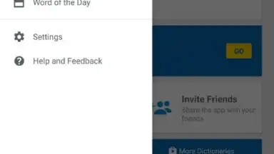Captura de tela de Oxford Dictionary 10