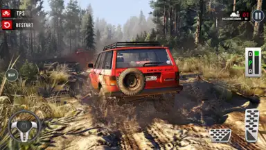 Captura de tela de Offroad Car Simulator Game 9