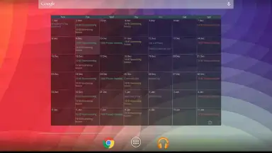 Captura de tela de Touch Calendar Free 2
