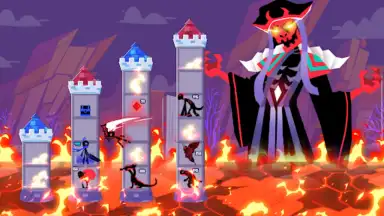 Captura de tela de Hero Castle War: Tower Attack 2