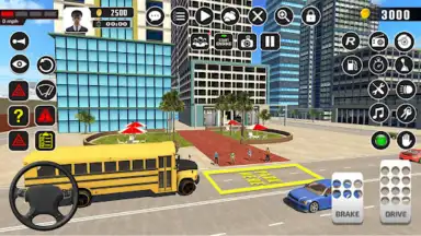 Captura de tela de Offroad School Bus Driver Game 3