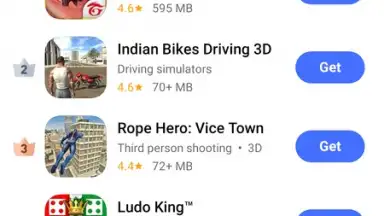 Captura de tela de V-Appstore 7
