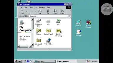 Captura de tela de Win 98 Simulator 8