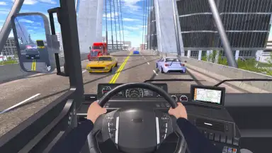 Captura de tela de Truck Driving Simulator 3