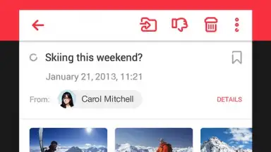 Captura de tela de myMail 4