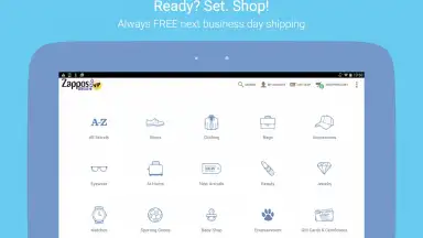 Captura de tela de Zappos 13