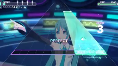 Captura de tela de Hatsune Miku: Colorful Stage! 1