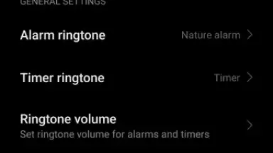 Captura de tela de MIUI Clock 4