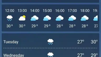 Captura de tela de Live Weather Forecast 2
