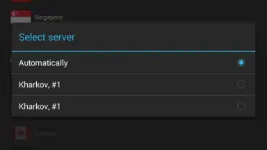 Captura de tela de Hideman VPN 1