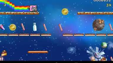 Captura de tela de Nyan Cat: Lost In Space 5