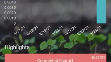 Captura de tela de Fasting Time 7