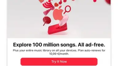 Captura de tela de Apple Music 5