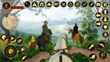 Captura de tela de West Cowboy Games Horse Riding 8