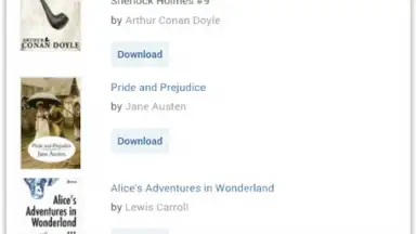Captura de tela de Free library 5