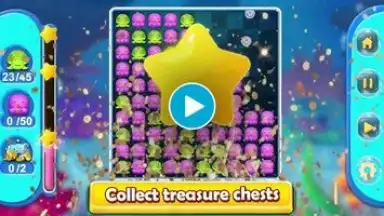 Captura de tela de Ocean Crush-Matching Games 1