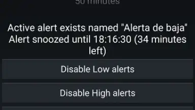 Captura de tela de xDrip+ 7