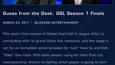 Captura de tela de Starcraft WCS 6