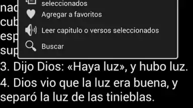 Captura de tela de Biblia Latinoamericana Spanish 3