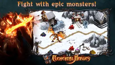 Captura de tela de Elemental Heroes 2