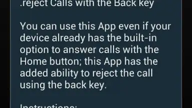 Captura de tela de Answer Call Easy 1