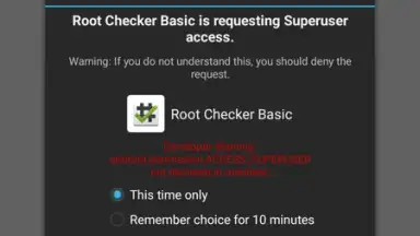 Captura de tela de Root Checker (Superuser) 5