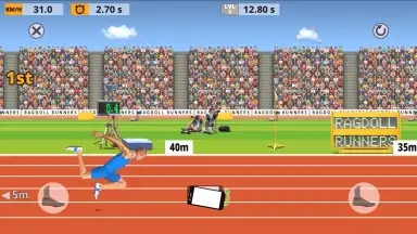 Captura de tela de Ragdoll Runners 2