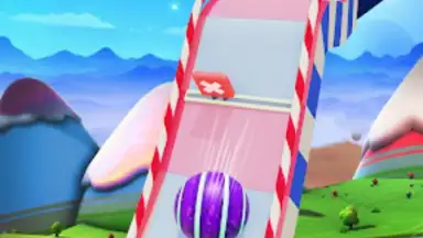 Captura de tela de Candy Ball Run - Rolling Games 4