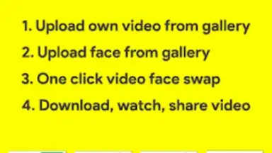 Captura de tela de Face Swap AI Video Editor 4