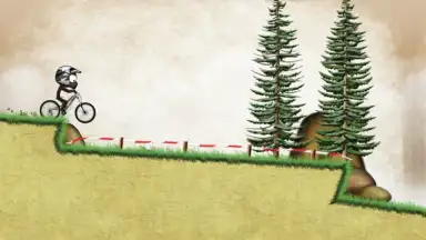 Captura de tela de Stickman Downhill 1