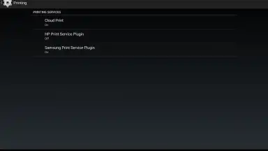 Captura de tela de Samsung Print Service Plugin 5