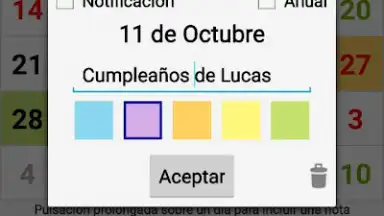 Captura de tela de Calendario Laboral Argentina 1