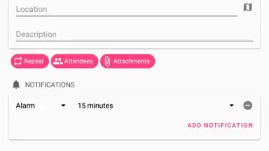 Captura de tela de aCalendar 2