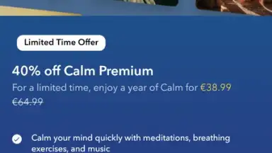 Captura de tela de Calm - Sleep, Meditate, Relax 20