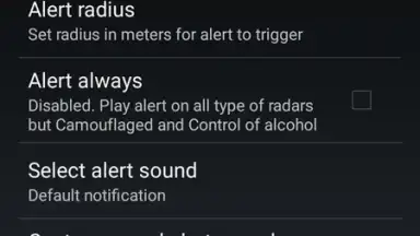 Captura de tela de radares fijos y moviles 2