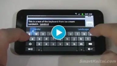 Captura de tela de Ice Cream Sandwich Keyboard 1