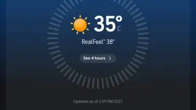 Captura de tela de AccuWeather 18