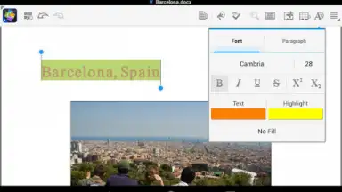 Captura de tela de Quickoffice - Google Apps 3