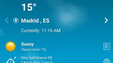 Captura de tela de Weather XL PRO 1