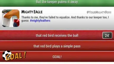 Captura de tela de Angry Birds Goal! 3