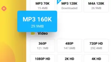 Captura de tela de Snaptube YouTube downloader & MP3 converter 5