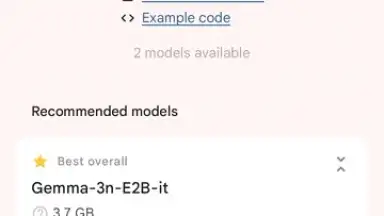Captura de tela de Google AI Edge Gallery 10