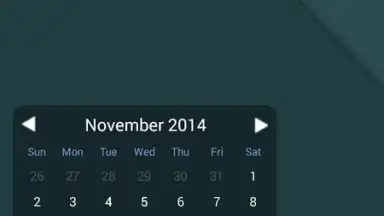 Captura de tela de Month Calendar Widget 6