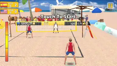 Captura de tela de Volleyball: Spike Master 7