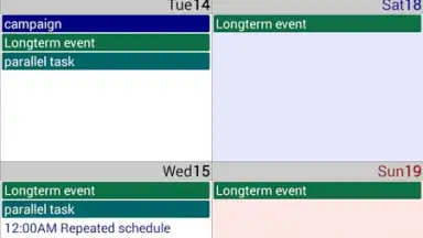 Captura de tela de Calendar Pad 3